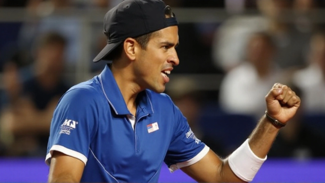 Alejandro Tabilo se abre paso en Chengdu tras vencer a Lloyd Harris en tres tie‑breaks