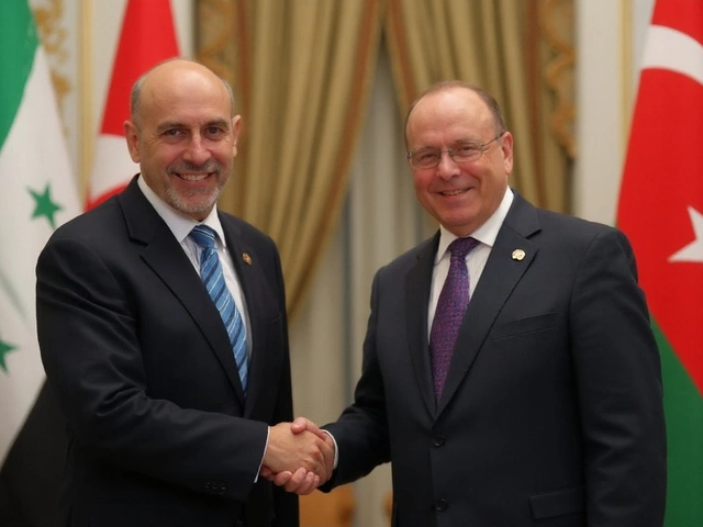 Ahmad al‑Sharaa realiza su primera visita oficial a Azerbaiyán: energía y reconstrucción en la agenda