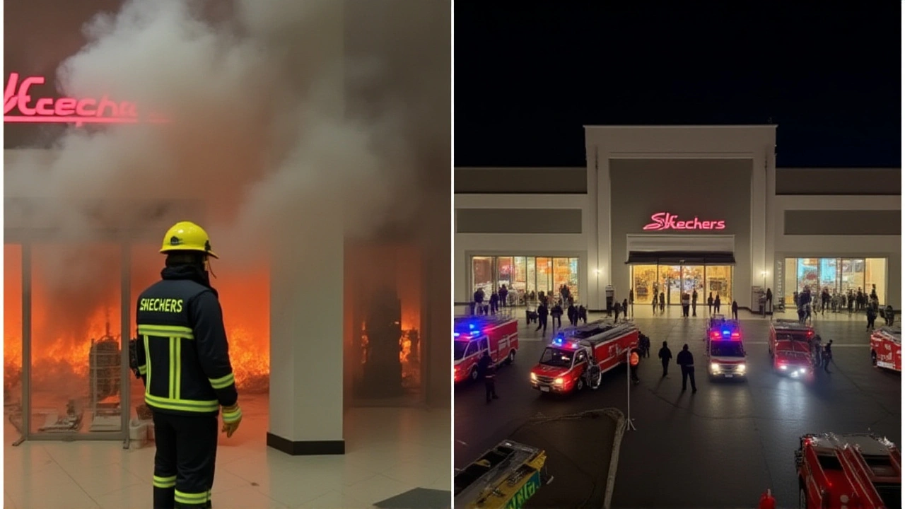 Incendio en Skechers del Costanera Center obliga a evacuar a 2.000 personas